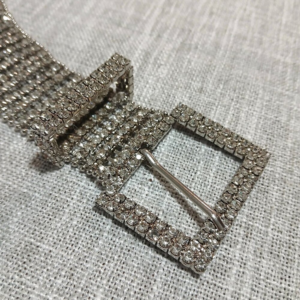 Crystal Rhinestone Bling Belt - Picture 2 of 6